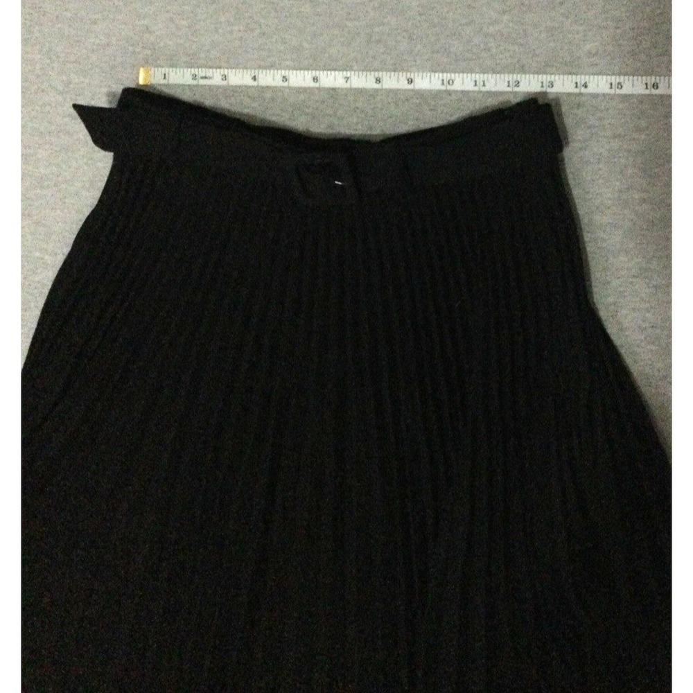 Zara Pleated belted Skirt Size small mixed fabric heavy - Picture 12 of 13